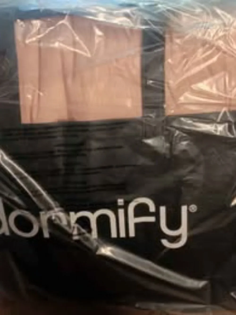 Dormify Washed Light Pink Comforter and Sham Set; Twin XL; 100% Cotton